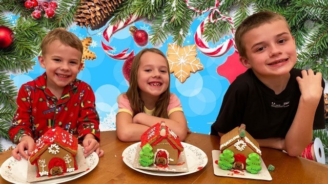 Making Christmas Gingerbread Dog Houses + Kids Advent Calendars