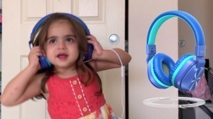 Kids Headphones with Mic Girls, Boys Wired Headphones for Cellphones Tablet, Kindle, School, Travel