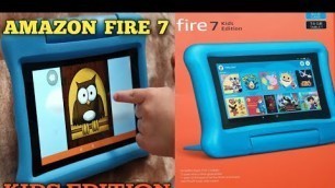 AMAZON FIRE 7 KIDS EDITION || BLUE CASE 16 GB TABLET || UNBOXING & SETTING UP