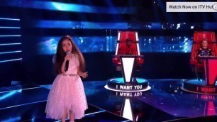 Victoria performed Girl on fire by: Alicia Keys in The Voice Kids UK 2020 Final