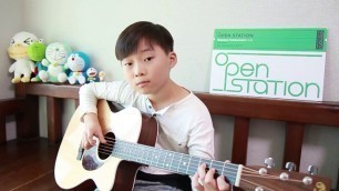 Adam Levine  - Lost Stars ( guitar cover by 10-year-old kid Sean Song)