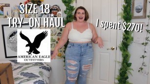 SIZE 18 American Eagle try-on haul