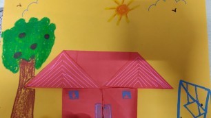 DIY ACTIVITY WITH KIDS PAPER CRAFT #DIY #ACTIVITY #KIDS #PAPERCRAFT #PAPER #CRAFT #HOUSE #HOME