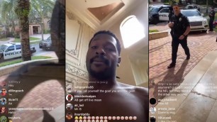 Cops PULL UP To Antonio Brown House After BEEF With Ex Chelsie Kyriss & Series Of Tweets!