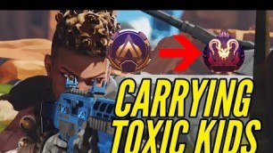 Carrying Toxic Kids In Pred Lobbies - APEX LEGENDS PS4