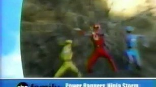 ABC Family/ABC Kids Power Rangers Ninja Storm Promo (2003)