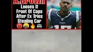 Professional Football Player #AntonioBrown films ex-girlfriend, police in front of his kids outside