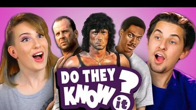 DO COLLEGE KIDS KNOW 80s ACTION MOVIES? (REACT: Do They Know It?)