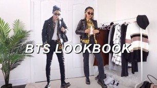 'BTS FALL OUTFITS | Kpop Airport Fashion Lookbook (affordable!) ✈️'