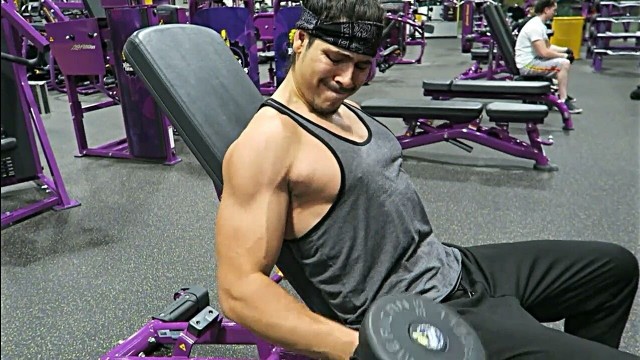 'Back & Bicep Workout @ Planet Fitness'