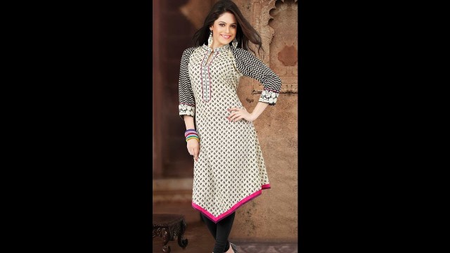 'Latest Fashion 2016 Designer Kurtis Girls Kurtas | #Latest Cotton Kurtis, Casual Cotton Kurtis'