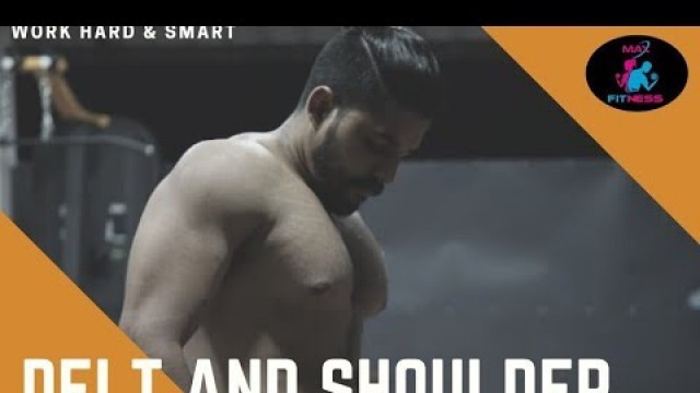 'Top delt and shoulder workouts // max fitness'