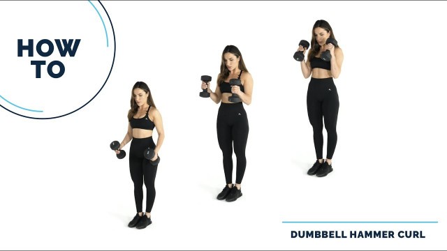 'How to Dumbbell Hammer Curl with Krissy Cela'