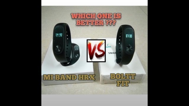 'WHICH ONE TO BUY ??? MI BAND HRX EDITION VS BOLTT FIT !!!! FULL COMPARISON AND REVIEW !!!'