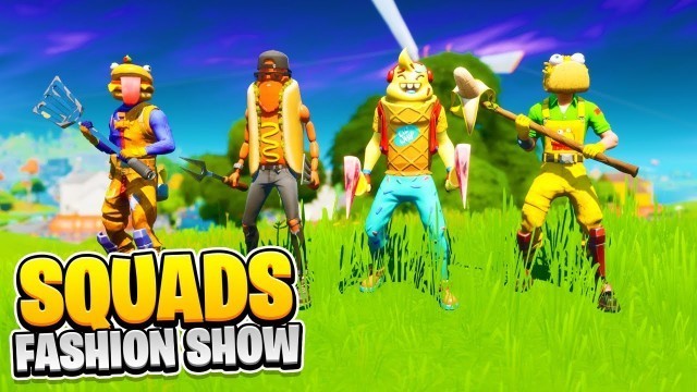 'I hosted a SQUADS Fashion Show in Fortnite... (CRAZY EMOTES)'