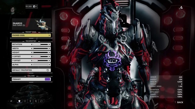 'Fashion Frame: Inaros Kuva Guardian'