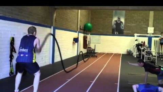 'Rugby Fitness Drills with Modified Strongman Training'