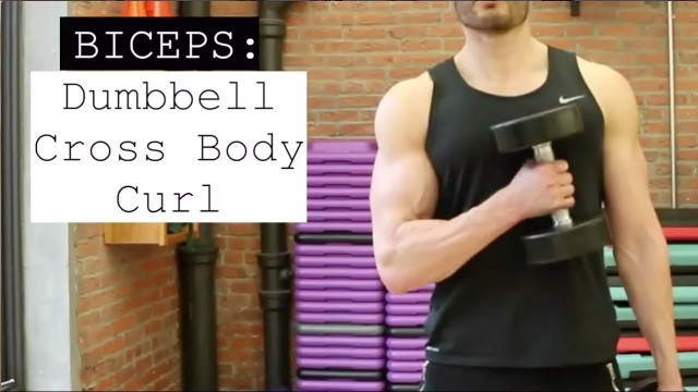 'Biceps Dumbbell Cross Body Curl'