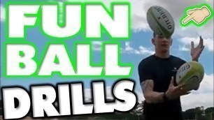'FUN RUGBY BALL HAND DRILLS'