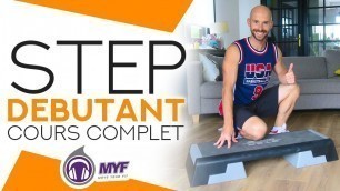 'STEP DEBUTANT (cours complet) - Websérie FITNESS TRANSFORMATION by MYF (7/90)'