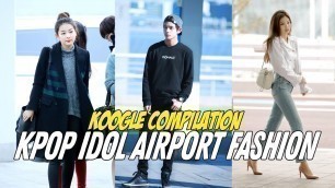 'K-Pop idols looking FINE with their airport fashion | KPOP COMPILATION'