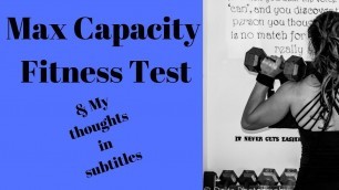 'How to perform the Max Fitness Test  Along with Demo & My Thoughts//  Stayfit2fly'