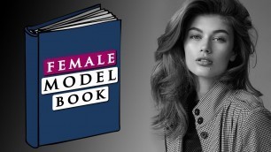 'Model Portfolio Example For Girls | PROFESSIONAL MODEL BOOK'