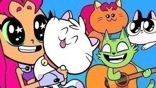 Teen Titans Go! | A Funny Cat Video | DC Kids
