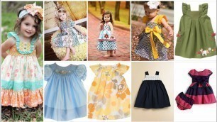 'Top Stylish New Fashion Boutique Style Summer Baby Frock Design Beautiful Unique Design for girls'