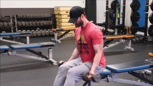 'Dumbbell Curl & Hammer Curl Superset | Bicep Training for Bigger Arms'