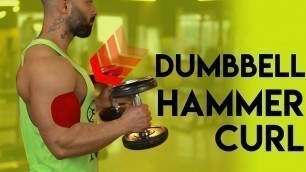 'Biceps Dumbbell Hammer Curl Nasıl Yapılır - Çekiç Hareketi'