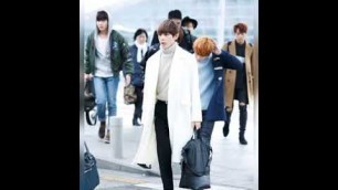 'BTS (V) Airport Fashion #Shorts #V #BTS #trending #KPOP'