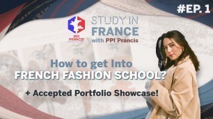 'How to Get Into French Fashion Schools? +Accepted Portfolio - Study in France w/PPI Prancis [ENGSUB]'