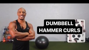 'HOW TO DO DUMBBELL HAMMER CURLS'