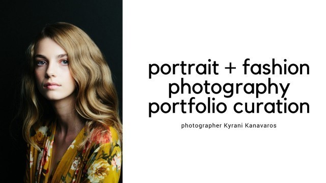 'Portrait and Fashion Photography Portfolio For Kyrani Kanavaros'