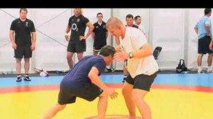 'England Rugby wrestling training'