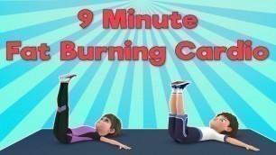 'Exercise for Kids: 9 Min Belly Fat Burning Cardio Workout for Kids | NuNu TV'