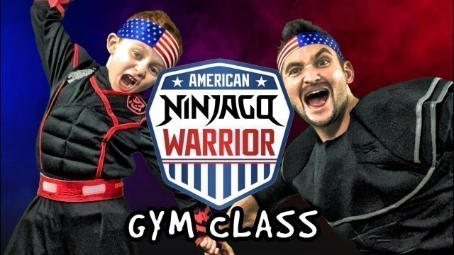 'Kids Workout! AMERICAN NINJAGO WARRIOR GYM CLASS! Real-Life VIDEO GAME! Kids Workout Videos, DANCE!'