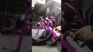 'Leg press warm up at planet fitness'