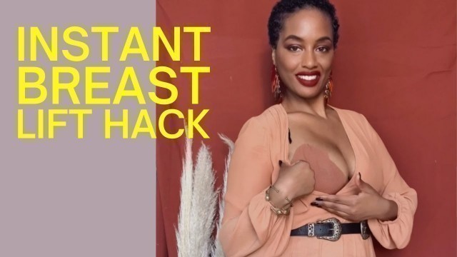 'Instant Breast Lift Tape Hacks │ NOOD Game Changer Lift & Shape Bra Review'