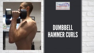 'Dumbbell Hammer curls: Technique Video'
