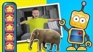 'Kids WORKOUT - Learn ANIMALS for TODDLERS and Oakland ZOO'
