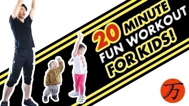 'Kids exercise workout, 20 minute fitness routine!'