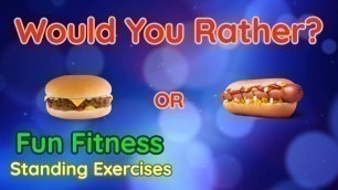 'Would You Rather? WORKOUT - At Home Kids Fun Fitness Activity - Physical Education - Standing #1'