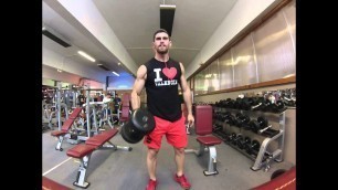 'David Costa - Fitness Model - Développé haltère 1 bras 28 Kg'