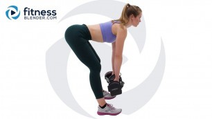 '32 Minute Sweaty Lower Body Strength Workout with Lower Body Cardio Intervals'