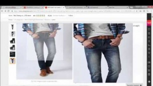 'IYIJI brand man pants 2016 new spring fashion men\'s jeans high waist straight denim pants slim high'