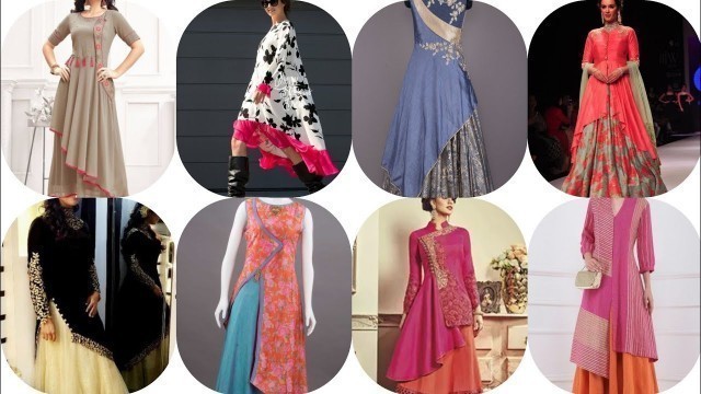 'Latest up down kurti design mix ideas & new fashion designer frock & shirt //for girls/most fabulous'