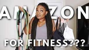 'AMAZON FITNESS TRY ON HAUL // Affordable Sports Bras You NEED + Affordable Fitness Equipment'