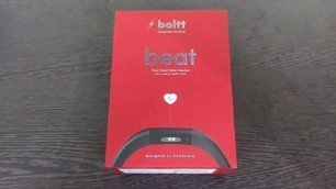 'Unboxing of Boltt Beat Fitness Tracker with Heart Rate Sensor'